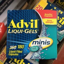 Viên giảm đau hạ sốt Advil Liqui-Gels Minis 200mg 180 Mini Liquid Capsules 11 vien giam dau ha sot advil liqui gels minis 200mg 180 vien kg