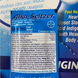 vien sui giam dau day hoi kho tieu alka seltzer original 20 effervescent tablets 10 goi le ka