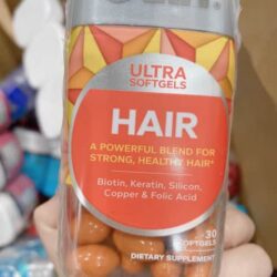 Viên uống bổ sung dưỡng chất cho tóc Olly Hair Ultra 30 Softgels 10 vien uong bo sung duong chat cho toc olly hair ultra 30 softgels ka
