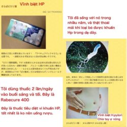 vien uong diet vi khuan hp rabecure 400 eisai nhat ban 7 vi 70 vien ka