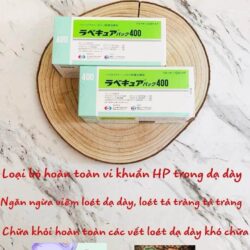 vien uong diet vi khuan hp rabecure 400 eisai nhat ban 7 vi 70 vien ke