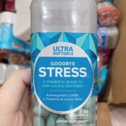vien uong giam stress olly goodbye stress ultra 60 softgels kd