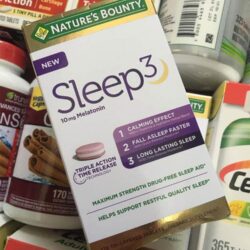 Viên uống hỗ trợ giấc ngủ Nature’s Bounty Sleep3 Melatonin 10mg 120 Tablets 7 vien uong ho tro giac ngu natures bounty sleep3 melatonin 10mg 120 tablets ka