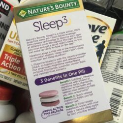 Viên uống hỗ trợ giấc ngủ Nature’s Bounty Sleep3 Melatonin 10mg 120 Tablets 8 vien uong ho tro giac ngu natures bounty sleep3 melatonin 10mg 120 tablets kb