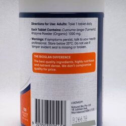 Viên uống tinh chất nghệ Bioglan Organic Turmeric 1000mg 100 Tablets 8 vien uong tinh chat nghe bioglan organic turmeric 1000mg 100 vien knc