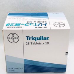 vien uong tranh thai hang ngay triquilar bayer nhat ban 28 vien x 10 vi knf