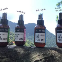 Xịt khử mùi tuyến mồ hôi, mùi cơ thể Beside You 150ml (Hoa Hồng) 12 xit khu mui tuyen mo hoi mui co the beside you 150ml hoa hong kc