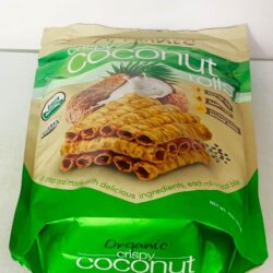 Bánh quế dừa Tropical Fields Organic Crispy Coconut Rolls 312g 9 banh que dua tropical fields organic crispy coconut rolls 312g knc