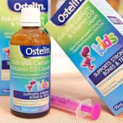 canxi sua va d3 cho be ostelin kids milk calcium vitamin d3 liquid 90ml kg