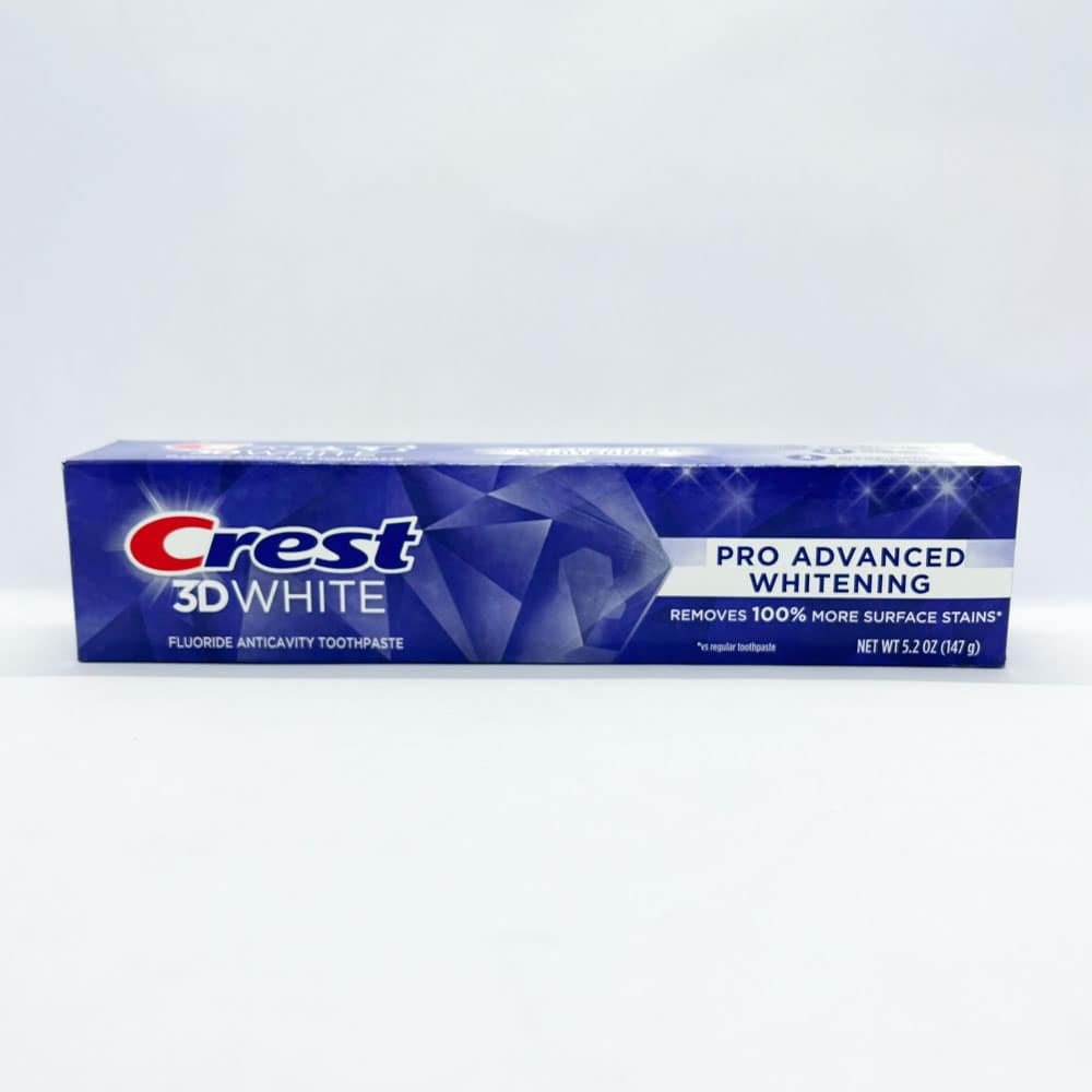 Kem đánh răng Crest 3D White Pro Advanced Whitening 147g 2 Kem đánh răng Crest 3D White Pro Advanced Whitening 147g - Ảnh 2
