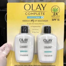 Kem dưỡng ẩm chống nắng Olay Complete Sensitive Plus SPF15 177ml x2 chai 7 kem duong am chong nang olay complete sensitive plus spf15 177ml x2 chai ka