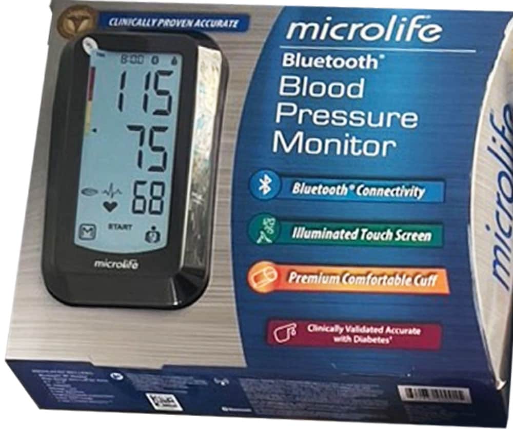Blood Pressure Monitor, Touchscreen, Bluetooth, Microlife