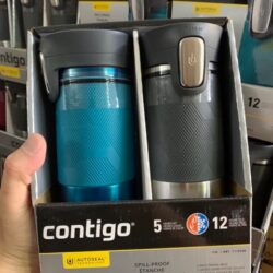 set 2 binh giu nhiet contigo autoseal stainless steel spill proof travel mug 473ml ka