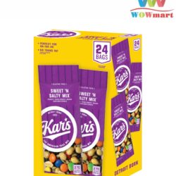 Socola, nho và hạt sấy khô tổng hợp Kar's Sweet 'n Salty Mix 24 gói x 57g