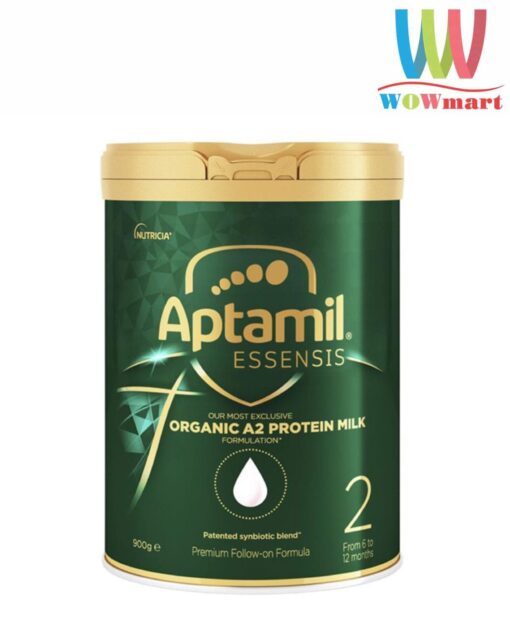 Sữa Aptamil Essensis số 2 - Sữa hữu cơ đạm sạch A2 cho bé 6-12 tháng 900g