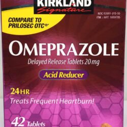 Viên uống giảm axit dạ dày, ợ nóng Kirkland Signature Omeprazole 42 Tablets 11 vien uong giam axit da day o nong kirkland signature omeprazole 42 tablets 310724 ka