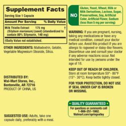 Viên uống hỗ trợ chức năng gan Spring Valley Milk Thistle 175mg 90 Capsules 6 vien uong ho tro chuc nang gan spring valley milk thistle 175mg 90 capsules kb