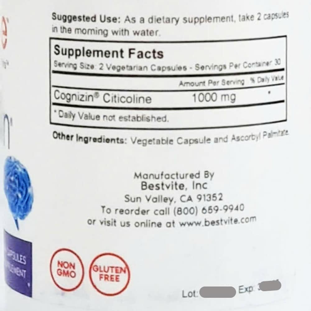 Viên uống hỗ trợ trí nhớ và não bộ Bestvite Cogпiziп 500mg 60 Capsules 4 Viên uống hỗ trợ trí nhớ và não bộ Bestvite Cogпiziп 500mg 60 Capsules - Ảnh 4