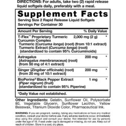 vien uong tinh chat nghe ho tro khop t flex turmeric curcumin complex 2000mg 60 liquid softgels kf