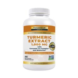 Viên uống chiết xuất nghệ Nature’s Lab Turmeric Extract 1000mg with Curcumin C3 Complex, BioPerine 180 viên