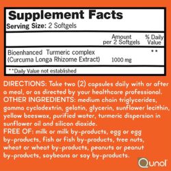 vien uong tinh chat nghe qunol extra strength turmeric 1000mg 120 softgels kb