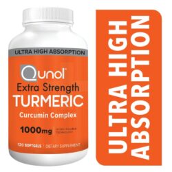 vien uong tinh chat nghe qunol extra strength turmeric 1000mg 120 softgels kc