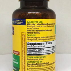 Viên uống Vitamin E từ Nature Made Vitamin E 400IU (180mg) 300 Softgels 13 vien uong vitamin e tu nature made vitamin e 400iu 180mg 300 softgels 110524 kb