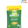 Kẹo Halls hỗ trợ hệ miễn dịch Halls Defense Vitamin C Assorted Citrus 180 viên