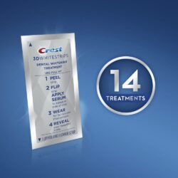 Miếng dán trắng răng Crest 3D Whitestrips Charcoal Mint 28 miếng (14 cặp)+ 1 tuýp serum 10 mieng dan trang rang crest 3d whitestrips charcoal mint 28 mieng 14 cap 1 tuyp serum kb