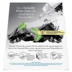 Miếng dán trắng răng Crest 3D Whitestrips Charcoal Mint 28 miếng (14 cặp)+ 1 tuýp serum 8 mieng dan trang rang crest 3d whitestrips charcoal mint 28 mieng 14 cap 1 tuyp serum ke