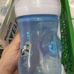 set 3 binh sua co rong philips avent natural special edition 1m 260ml blue otter anchor ke