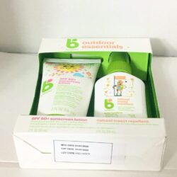 set kem chong nang va xit chong con trung cho be babyganics outdoor essentials 59ml x2 kc
