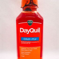 Siro cảm Vicks DayQuil Cold & Flu Symptom Relief 354ml (Original) 8 siro cam cum vicks dayquil cold flu symptom relief 354ml original knc