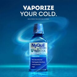 Siro giảm cảm cúm Vicks VapoCool Nyquil Cold & Flu Severe 354ml 5 siro giam cam cum vicks vapocool nyquil cold flu severe 354ml kb