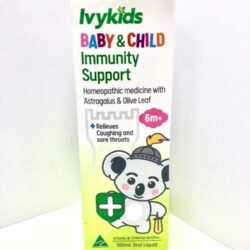 Siro tăng cường sức đề kháng cho bé IvyKids Baby & Child Immunity Support 6m+ 100ml 7 siro tang cuong suc de khang cho be ivykids baby child immunity support 6m 100ml ka