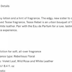 Sữa dưỡng thể Victoria’s Secret Tease Rebel Fragrance Lotion 250ml 13 sua duong the victorias secret tease rebel fragrance lotion 250ml kc