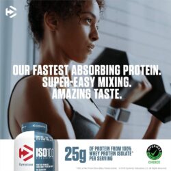 Sữa tăng cơ Dymatize ISO100 Hydrolyzed Protein Powder 2.3kg (Gourmet Chocolate) 15 sua tang co dymatize iso100 hydrolyzed protein powder 2 3kg gourmet chocolate kg