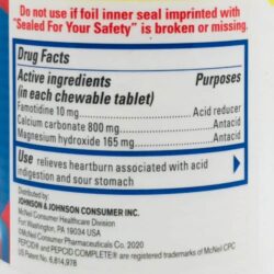 Viên ngậm giảm đau bao tử, ợ nóng Pepcid Complete 25 Chewable Tablets (Berry) 9 vien ngam giam dau bao tu o nong pepcid complete 25 chewable tablets berry knd