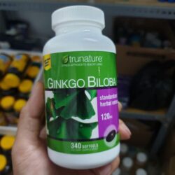 Viên uống bổ não Trunature Ginkgo Biloba 340 Softgels 6 vien uong bo nao trunature ginkgo biloba 340 softgels kb