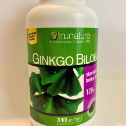 Viên uống bổ não Trunature Ginkgo Biloba 340 Softgels 8 vien uong bo nao trunature ginkgo biloba 340 softgels kc
