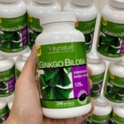 Viên uống bổ não Trunature Ginkgo Biloba 340 Softgels 9 vien uong bo nao trunature ginkgo biloba 340 softgels kd