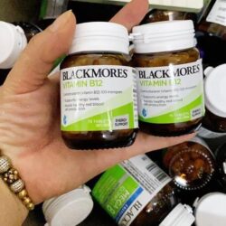 Viên uống bổ sung Vitamin B12 Blackmores Vitamin B12 75 Tablets 8 vien uong bo sung vitamin b12 blackmores vitamin b12 75 tablets kc