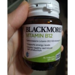 Viên uống bổ sung Vitamin B12 Blackmores Vitamin B12 75 Tablets 9 vien uong bo sung vitamin b12 blackmores vitamin b12 75 tablets kd