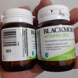 Viên uống bổ sung Vitamin B12 Blackmores Vitamin B12 75 Tablets 10 vien uong bo sung vitamin b12 blackmores vitamin b12 75 tablets ke