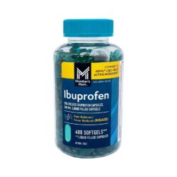 Viên uống giảm đau hạ sốt Member’s Mark Ibuprofen 200mg 400 Softgels Capsules