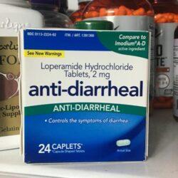vien uong giam tieu chay anti diarrheal 2mg 24 caplets ka