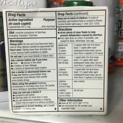 vien uong giam tieu chay anti diarrheal 2mg 24 caplets kb