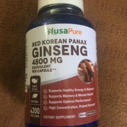 vien uong hong sam han quoc nusapure red korean panax ginseng 4800mg 200 capsules kb