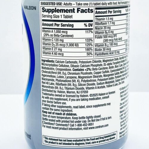 vitamin danh cho nam gioi tren 50 tuoi centrum silver men 50 200 vien 210126 ke