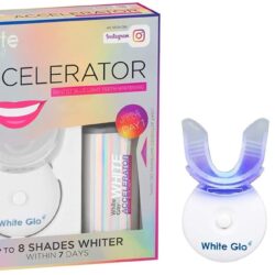 Bộ làm trắng răng bằng ánh sáng xanh White Glo Accelerator bật trắng 8 tone trong 7 ngày 9 bo lam trang rang bang anh sang xanh white glo accelerator bat trang 8 tone trong 7 ngay kb